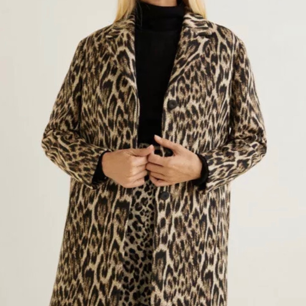 Leopard Print Overcoat US M Halloween tiger king